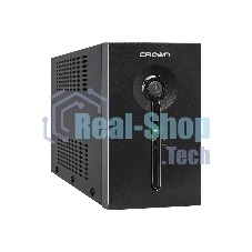 Источник бесперебойного питания Crown CMU-SP650COMBO/650 ВА/390 Вт/2 х CEE 7 (евророзетка), 3 x IEC 320 C13 (компьютерная)