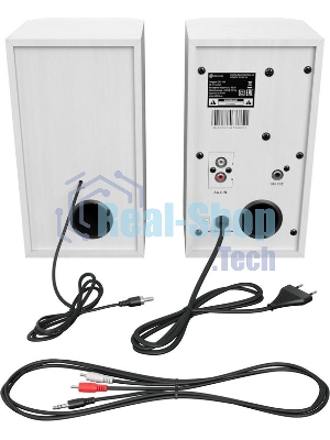 Акустическая система Oklick OK-164 2.0 белый 30Вт