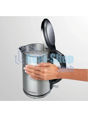 Чайник электрический Gorenje K15DWS 1.5 л, 2200 Вт, нержавеющая сталь (корпус: нержавеющая сталь)