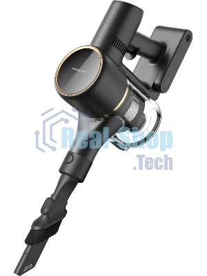 Пылесос вертикальный Dreame R10 Pro Aqua черный, питание от аккумулятора, 150 Вт, уборка сухая/влажная, пылесборник 0.6 л