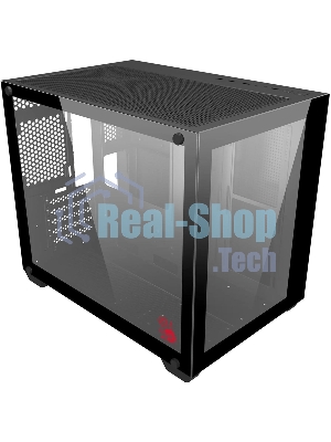 Компьютерный корпус Bloody BD-CC108 черный без БП mATX 9x120мм 2xUSB 3.0 audio bott PSU