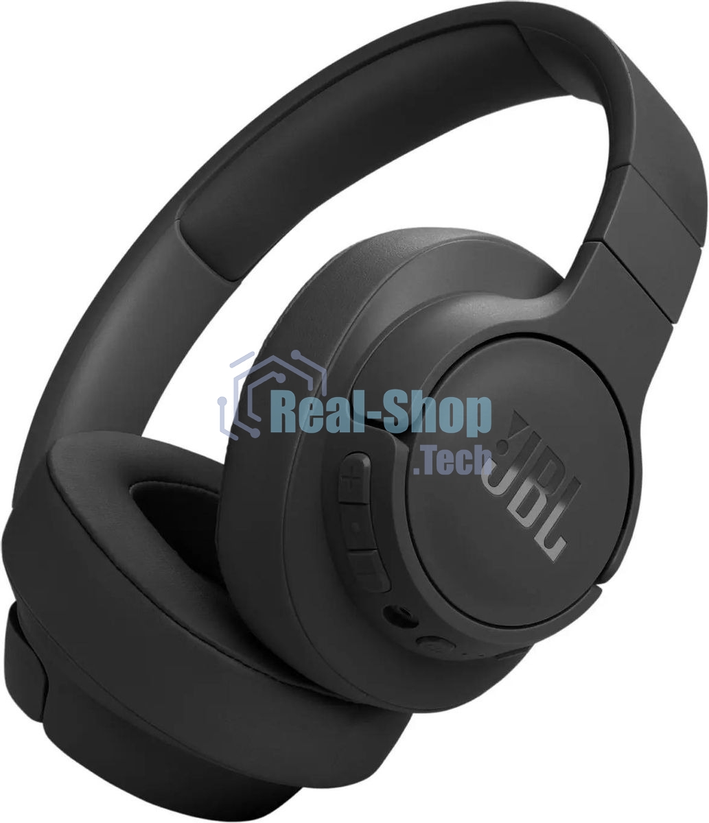 Беспроводные/проводные наушники JBL Tune 770NC черный, полноразмерные, Bluetooth + проводной, адаптивное шумоподавление, до 70 ч