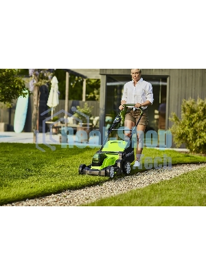 Газонокосилка аккумуляторная GreenWorks G24X2LM41, 40 В, 4 Ач