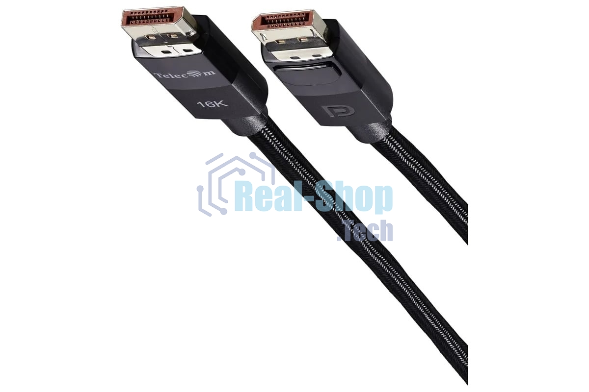 Кабель соединительный Telecom DP-DP 2.1V 80Gbs 16K@60Hz 1м, медь, TCG865-1M