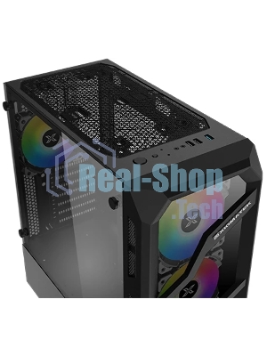 Компьютерный корпус Xigmatek Lamiya EN40016 ATX, USB 3.0x1+USB 2.0x2, Front & Left TG, 4PCS X24A Fan, Galaxy II Fan Control Box & Remote (748113)