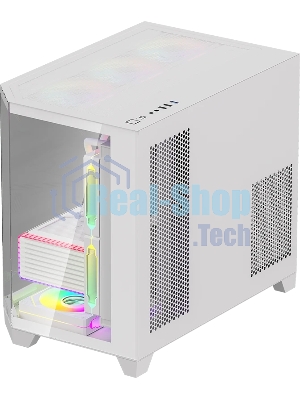 Компьютерный корпус AeroCool / Formula Crystal Z6M Floe белый без БП mATX 4x120мм 2xUSB 3.0 audio bott PSU