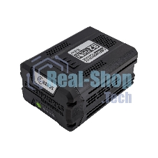 Аккумулятор GreenWorks G82B2, 82V, 2,5 А.ч (2914907) - это литий ионная (Li-ion) батарея, силой тока 2,5 ампер/час и выполненная по самым передовым технологиям. Применяется в линейке всех устройств Greenworks 82V Commercial. Аккумулятор состоит из ячеек производства японской компании LG. Ячейки этого производителя обладают самыми высокими показателями по емкости и выдаваемому напряжению, и относятся к классу A++. Батарея снабжена специальной платой управления, благодаря которой ячейки заряжаются и разряжаются равномерно и одновременно, что значительно продлевает срок жизни аккумулятора (среднее время 7 лет), а также отсутствует эффект потери мощности инструмента при разряде. Для надежной работы аккумулятор снабжен чипом, который защищает его от перезаряда, перегрева и глубокого разряда.Благодаря высокотехнологичным ячейкам, плате управления и защитному чипу, аккумулятор обладает долгим сроком службы - до 2000 циклов заряда-разряда. Корпус - ударопрочный