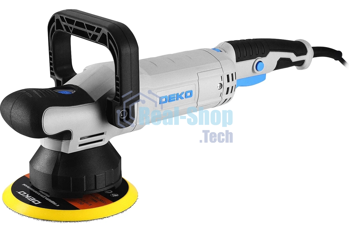 Шлифмашина полировальная орбитальная сетевая DEKO P1700-D PRO, 150мм, 1700 Вт