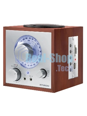 Радиоприемник настольный Hyundai H-SRS200 вишня USB SD/MMC