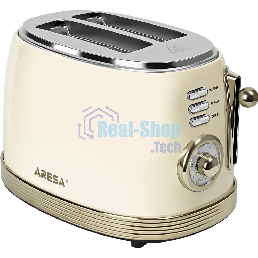Тостер ARESA AR-3007 900 Вт, слоновая кость