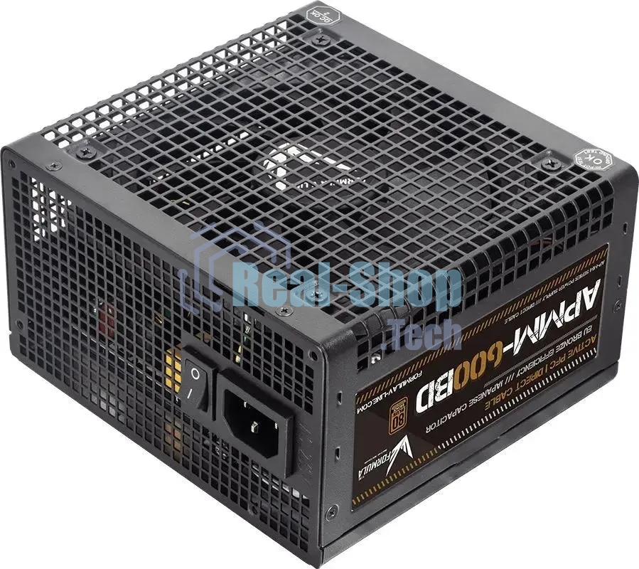 Блок питания Aerocool/Formula APMM-600BD, 600Вт, 80 PLUS Bronze, 120мм, черный