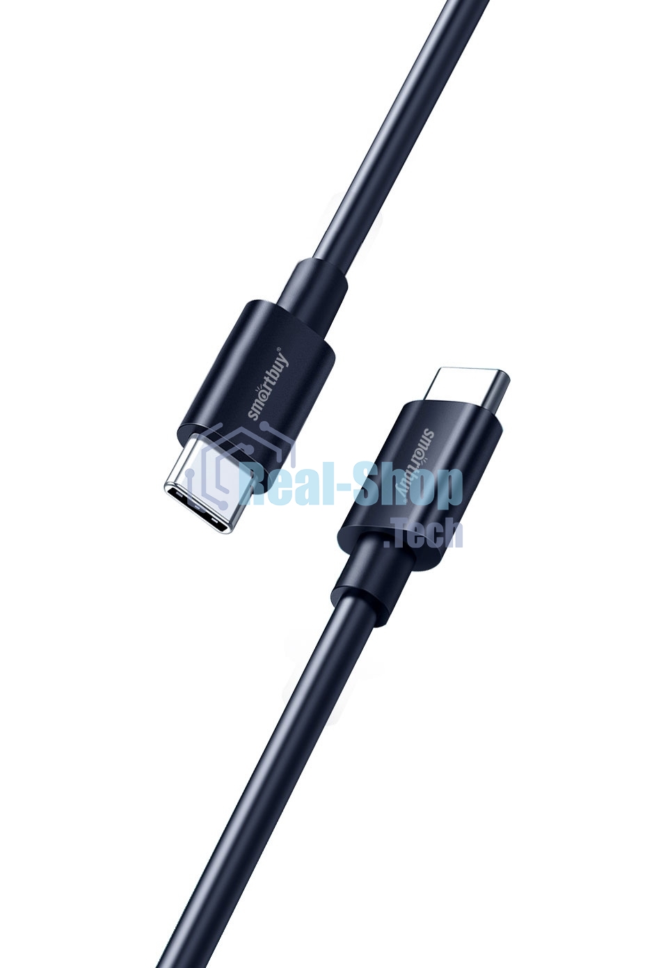 Кабель Smartbuy (iK-3112-S73b) S73 Type-C черный, 6А, 60 вт, 1 м