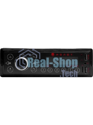Автомагнитола Ural Молот АРС-МТ 333К, 1 DIN, Bluetooth, USB Type-A, AUX