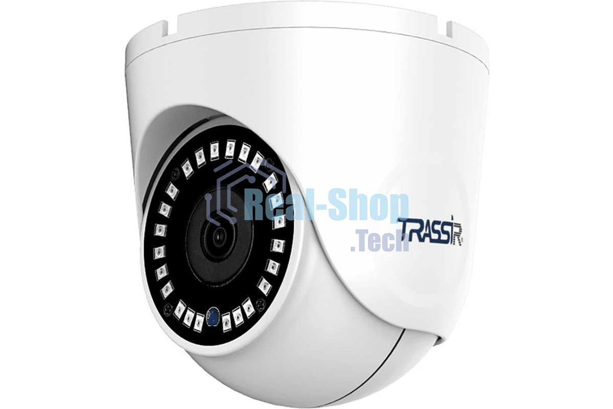 Уличная 2Мп IP-камера с ИК-подсветкой TRASSIR TR-D8121IR2 v6 2.8 Матрица 1/2.7