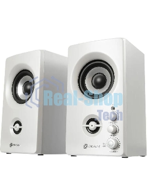 Акустическая система Oklick OK-164 2.0 белый 30Вт