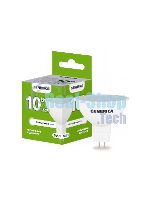 Лампа светодиодная GENERICA LL-MR16-10-230-40-GU5-G MR16 10 Вт софит 4000К GU5.3 230В