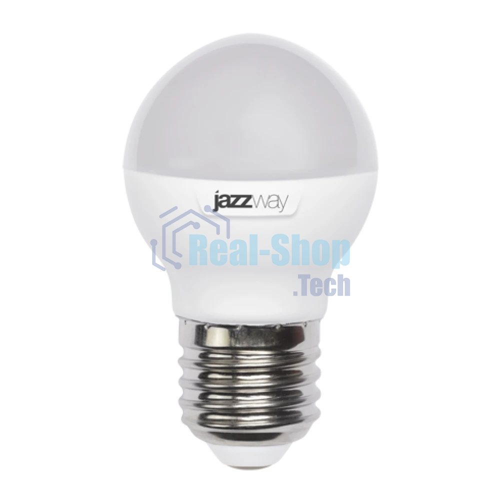 Лампа светодиодная JazzWay PLED-SP G45 9Вт шар 3000К теплый белый E27 820лм 230В