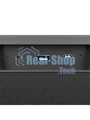 Колонка портативная Ural Молния Кварк черный/серый 240W 1.1 BT/3.5Jack/USB-C 10м 8000mAh (без.бат)