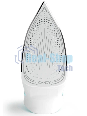 Утюг Candy CI-104 белый/бирюзовый, 2700 Вт, 50 г/мин, 160 г/мин, 370 мл