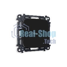 Комплект механизма розетки HDMI 2.0 OMEGA Черный матовый 40V/500mA 2.0GHz 5-18Gbit/s QUANT (OP8140, VM222) MO814010