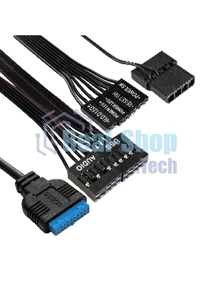 Компьютерный корпус Minitower ExeGate mEVO-7805-XP400 (mATX, БП XP400 с вент. 12см, 2*USB+1*USB 3.0, аудио, черный, с 2*RGb подсветкой)