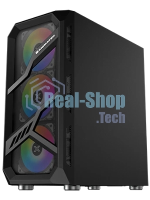 Компьютерный корпус Xigmatek Lamiya EN40016 ATX, USB 3.0x1+USB 2.0x2, Front & Left TG, 4PCS X24A Fan, Galaxy II Fan Control Box & Remote (748113)