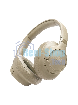 Беспроводные/проводные наушники JBL Tune 730BT бежевый, полноразмерные, Bluetooth + проводной, быстрая зарядка
