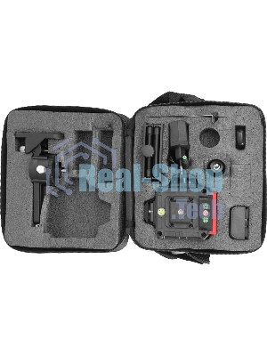 Лазерный уровень м-призм. MTX ML 360-4 Basic SET, 30 м, зеленый луч, акк. Li 3000 мА·ч, сумка
