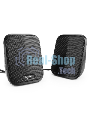 Акустическая система 2.0 Gembird SPK-100, черный, 6 Вт, рег. громкости, USB-питание