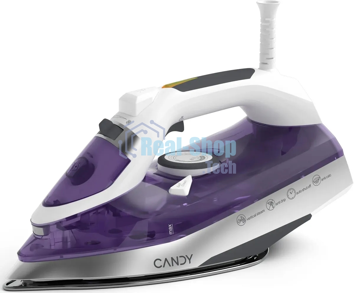 Утюг Candy CI-105 фиолетовый, 2700 Вт, 55 г/мин, 240 г/мин