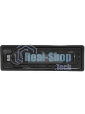 Автомагнитола Prology GT-130, 1 DIN, Bluetooth, USB Type-A, AUX, пульт ДУ