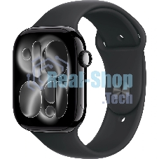 Смарт-часы Apple Watch S11 GPS 46mm Jet Black Aluminium Case/Black SB - M/L MEUX4X/A A3333 195950617955