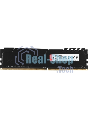 Оперативная память Kingston Fury Beast, DDR4, 64GB (4x16GB), 3600MHz, CL18, DIMM, радиатор, черный