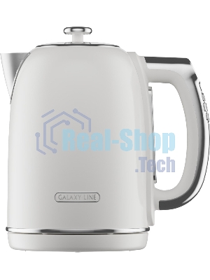 Чайник электрический Galaxy Line GL 0361 белый 1.7 л, 2200 Вт, нерж.сталь/пластик