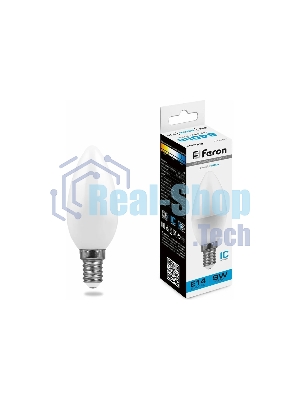 Лампа светодиодная Feron LB-570 9W 230V E14 6400K
