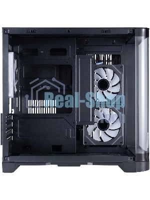 Компьютерный корпус 1STPLAYER UVIEW UV5 ARGB черный mATX 3x120мм ARGB fans UV5-BK-2FC7R-1FC7