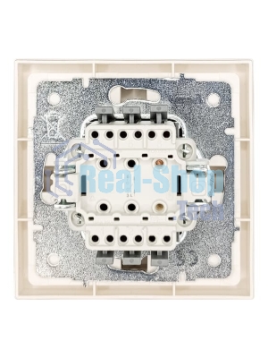 Выключатель 1-кл. СП ZIMA IP20 10А безвинт. зажим слон. кость LEZARD 704-9088-100QC
