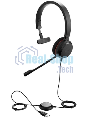 Гарнитура Jabra Evolve 20 MS Mono чёрный, проводная