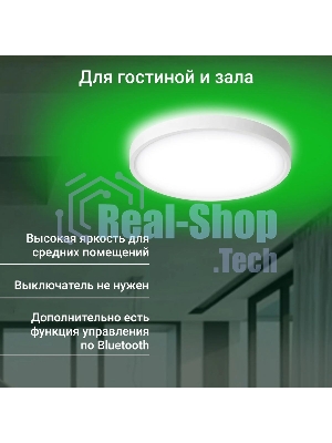 Умный светильник Digma TopLight TL40 потолоч. белый (TL40)