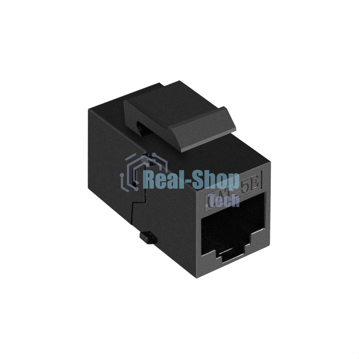 Модуль проходной ExeGate CP45-KJ-UC5e (RJ45-RJ45 формата Keystone Jack, Кат.5e, неэкранированный)