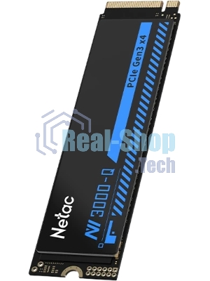 Накопитель SSD M.2 Netac 1.0Tb NV3000 Series Retail (PCI-E 3.0 x4, up to 3100/2100MBs, 3D NAND, 600TBW, NVMe 1.4, 22х80мм, heatsink)