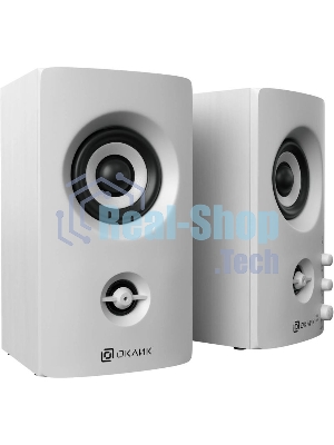 Акустическая система Oklick OK-164 2.0 белый 30Вт