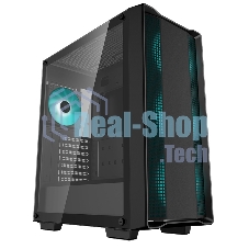 Компьютерный корпус Deepcool CC560 V2 черный без БП ATX 4x120мм 1xUSB 2.0 1xUSB 3.0 audio bott PSU