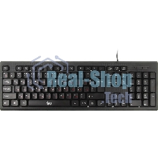 Комплект клавиатура+мышь Oklick 621M IRU проводной, USB, 1200 DPI, чёрный