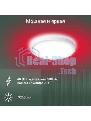 Умный светильник Digma TopLight TL40 потолоч. белый (TL40)