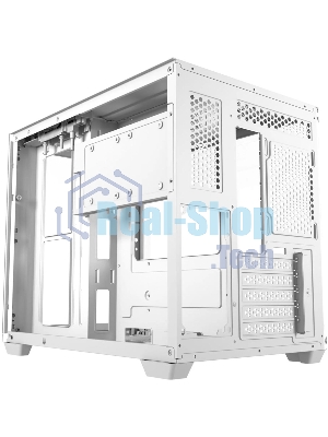 Компьютерный корпус Bloody BD-CC108 белый без БП mATX 9x120мм 2xUSB 3.0 audio bott PSU