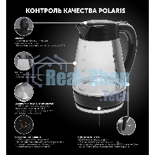 Чайник электрический Polaris PWK-1704-СGL черный