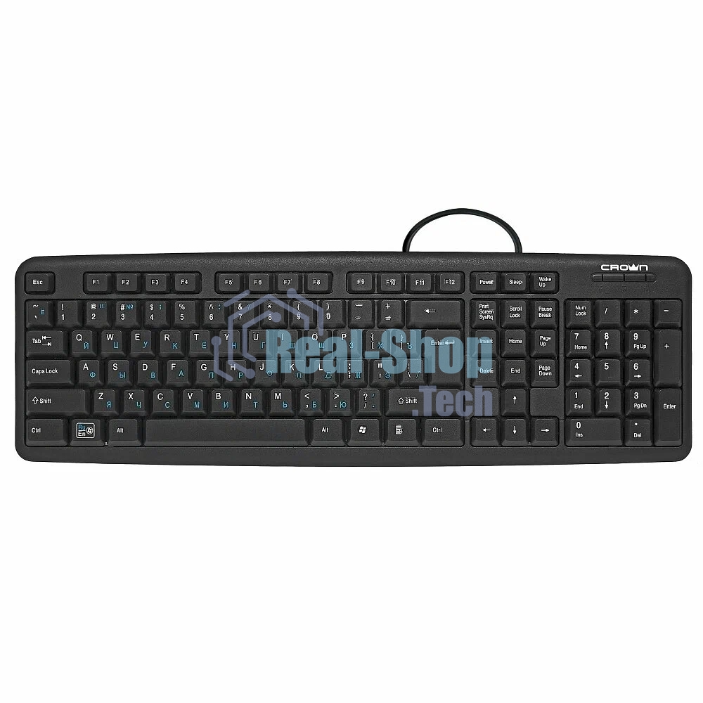 Клавиатура проводная CROWN CMK-F02B (OEM)