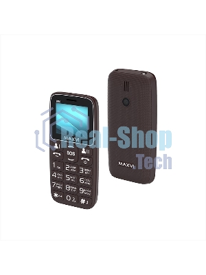 Мобильный телефон Maxvi B110 коричневый