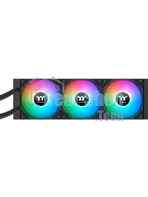 Система жидкостного охлаждения Thermaltake LA360-S ARGB Soc-AM5/AM4/1200/1700/1851 черный 4-pin 38.35dB Al+Cu LCD 360W Ret (CL-W462-PL12SW-A)